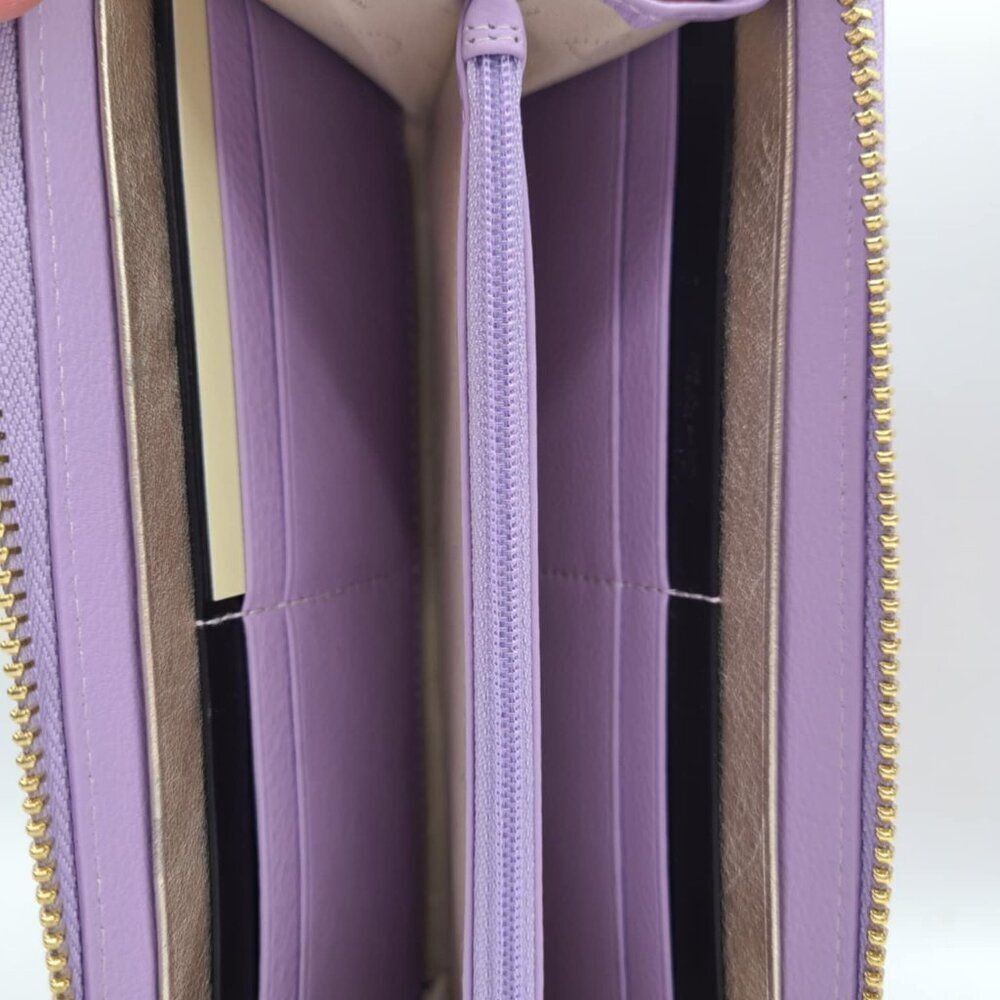 Radley London Sunshine Seeker Large Zip Around Matinee Wallet Lavender NWT!  NEW - Picture 2 of 9